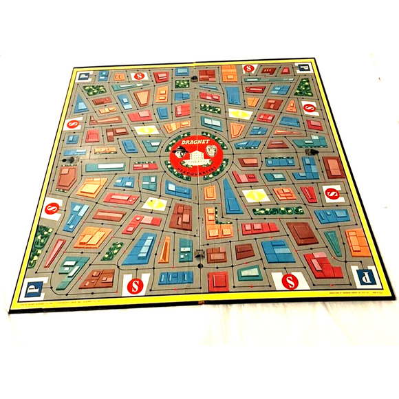 VTG The Game of Dragnet TV Series Jack Webb Board Game Transogram - Picture 13 of 13